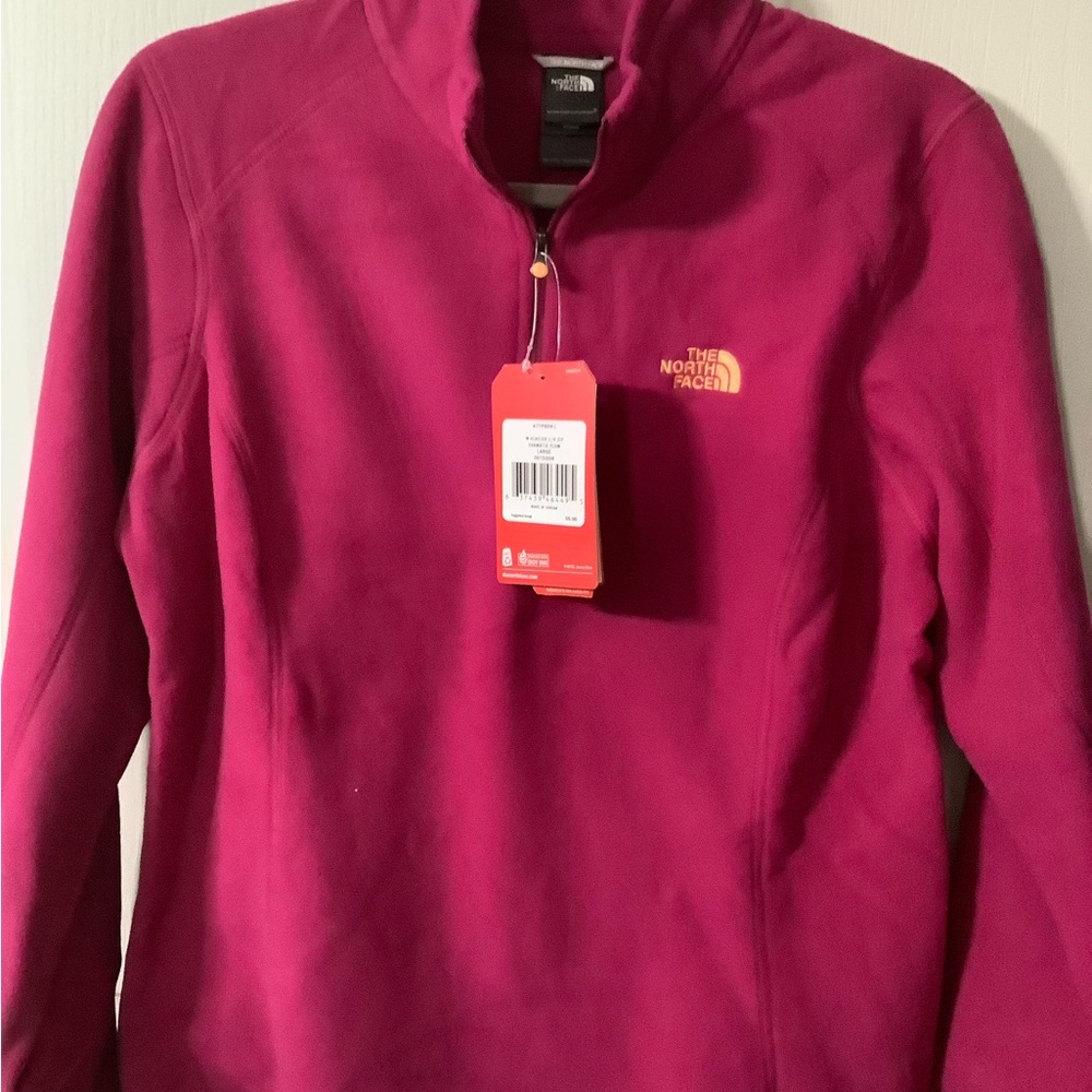 NWT The North Face 1/4 zip fleece